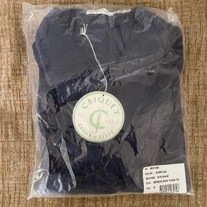 Criquet Navy Blue Terrycloth Polo (M)